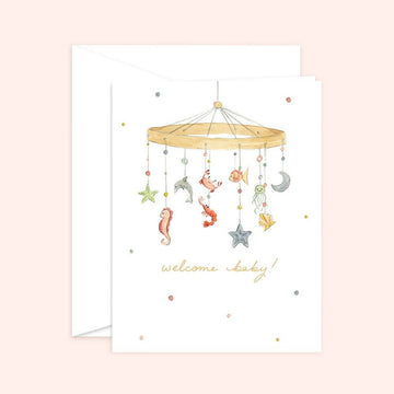 Under the Sea Welcome Baby Card - 0