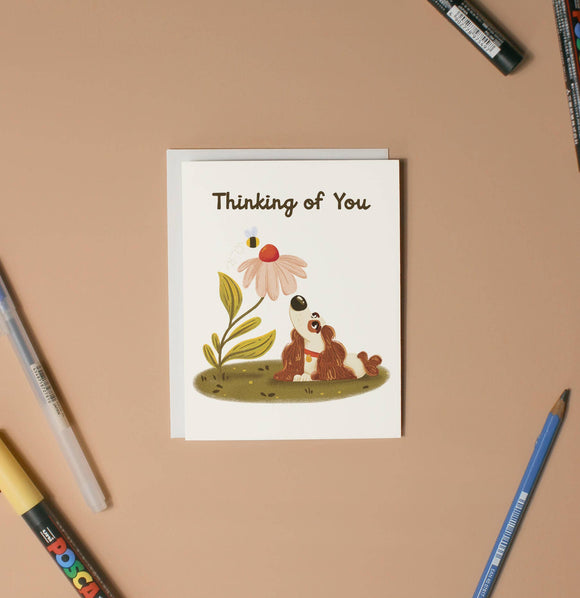 Thinking of You Puppy - Illustrated Everyday Card