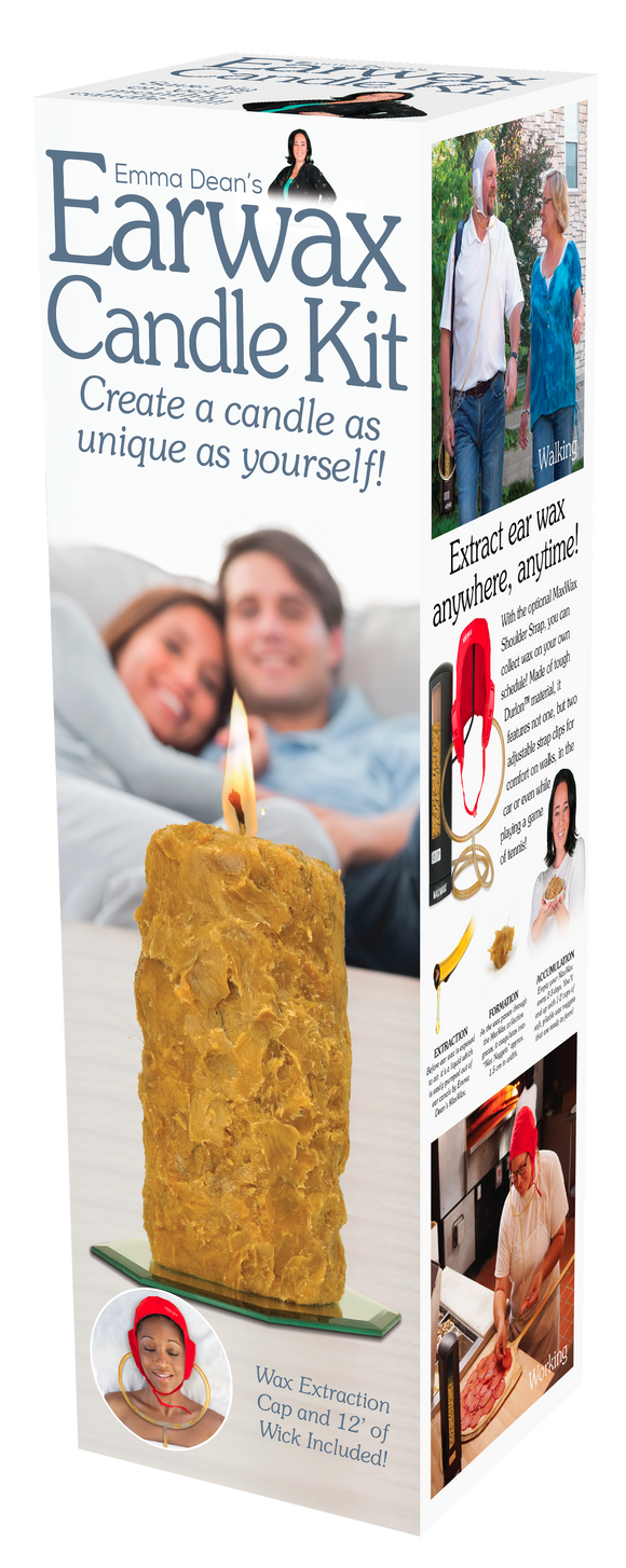 Prank Gift Bottle Box: Earwax Candle Kit