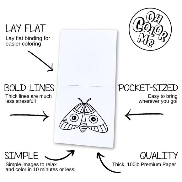 Mini Coloring Book – Positive Words