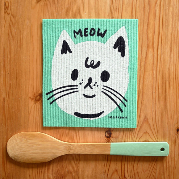 Meow Sponge Cloth / Swedish Dishcloth