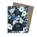 Navy Floral Thinking of You Card | Sympathy Card-3