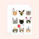 Birthday Cats Greeting Card-2