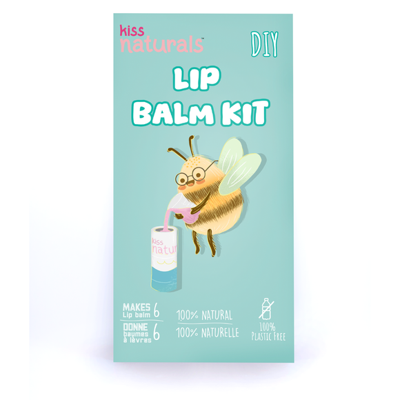 DIY Lip Balm Kit for Kids | 95% Plastic Free - Makes 6