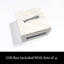 Rainbow Set of 4 Absorbent Ceramic Coasters-5