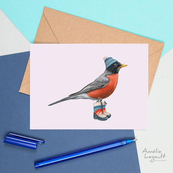 North American Robin Greeting Card