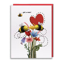 Greeting Card - Get A Room, Bees-1