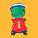 Tiny T. Rex Tries Soccer Plush-1