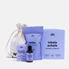 Inhale Exhale Lavender Orange Kit Bundle