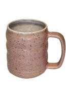 Handmade Stoneware Wavy Coffee Mug-7