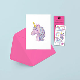 Greeting card - Unicorn