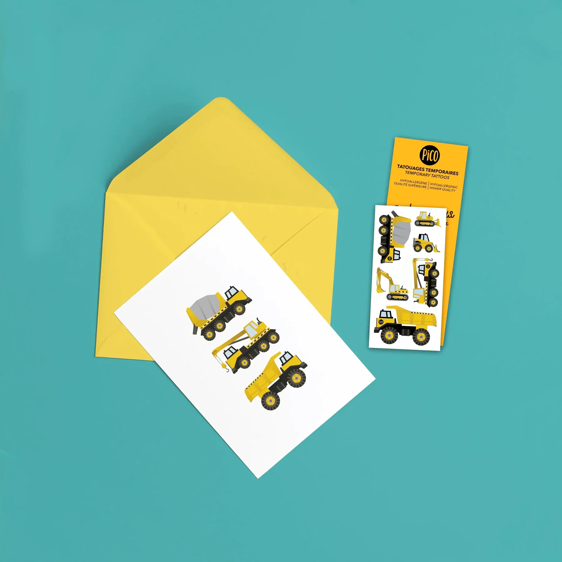 Greeting Card - Trucks