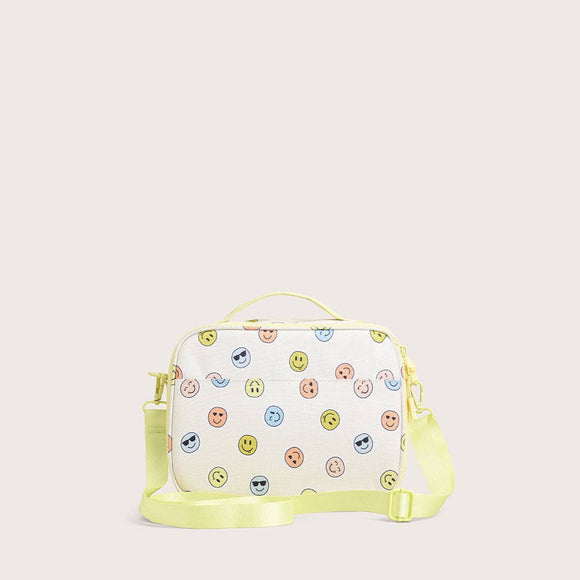 Liam - Expandable Smiley Cream Lunch Box