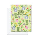You're A Bloomin' Amazing Mom! - Greeting Card-1