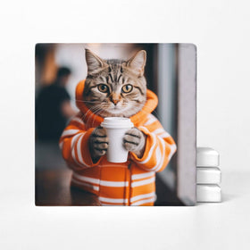 Cozy Cats With Coffee - 0