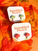 Clay Mushroom Studs-1