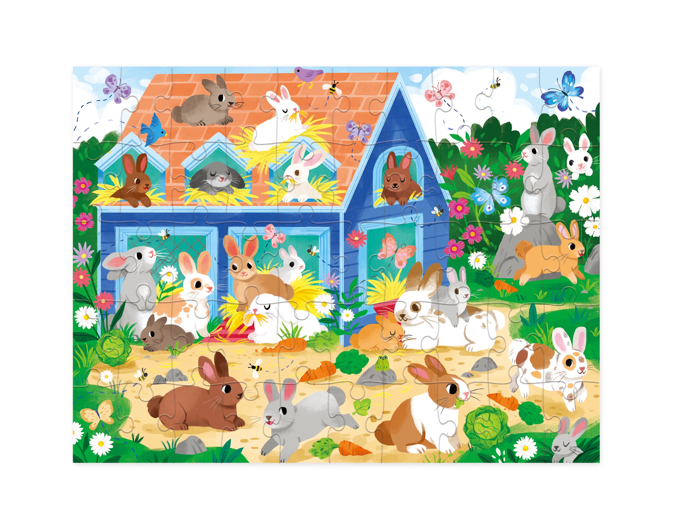 50-Piece House Puzzle: Bunny House - 0