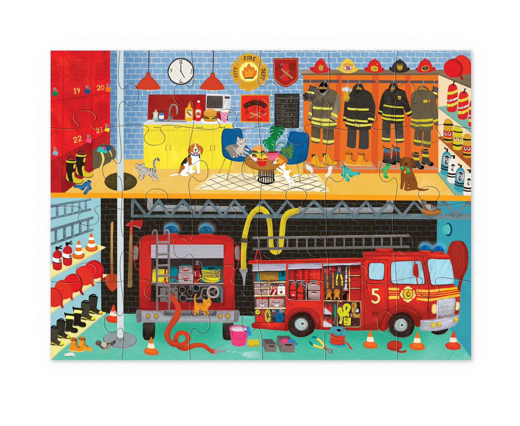 24 PC Puzzle: Firehouse - 0