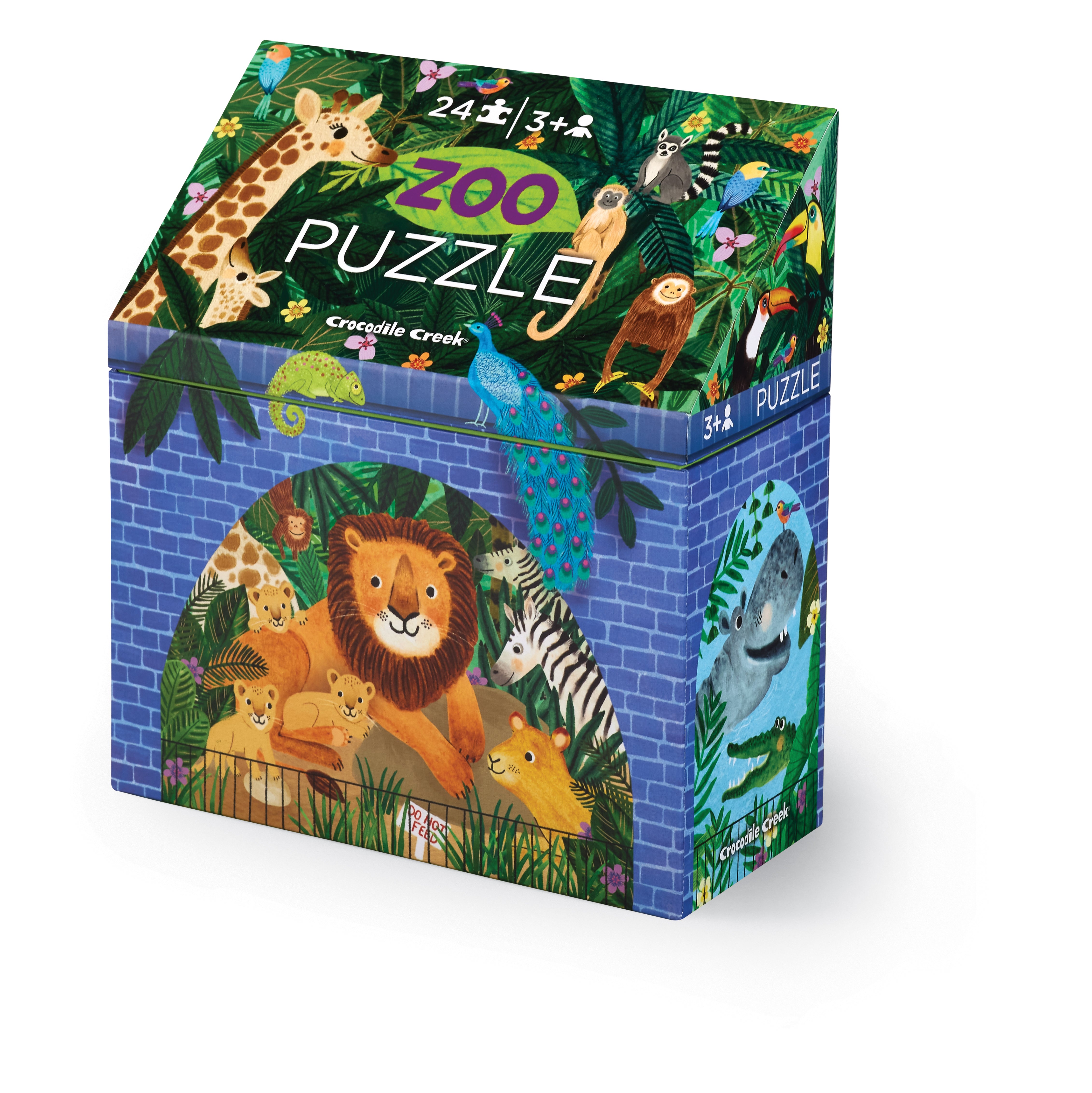 24 PC Puzzle: At the Zoo