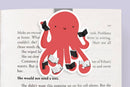 Octopus Reading Books - Jumbo Magnetic Bookmark-1