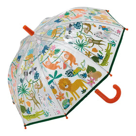 Colour Changing Umbrella - Jungle (Transparent) - 0