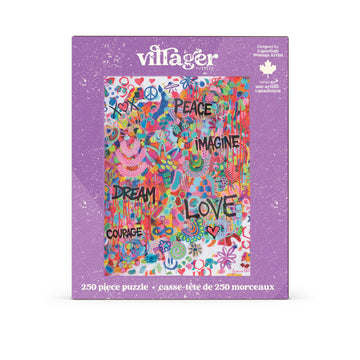 Pink Graffiti | 250 Piece Puzzle | Designed in Canada - 0