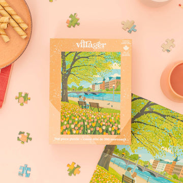 Tulip Season | 500-Piece Puzzle | Designed in Canada