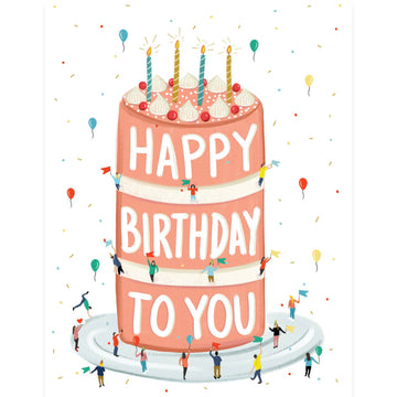 Birthday Cake Celebration Card - 0