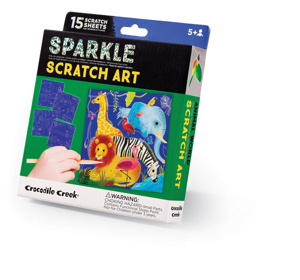 Sparkle Scratch Art: Animal World