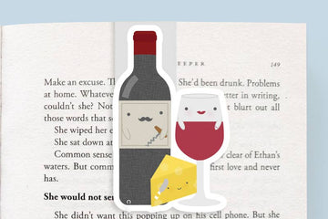 Red Wine - Jumbo Magnetic Bookmark