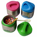 Yumbox Cubi Thermal Food Jar for Kids - Easy Carry and Open Lid 10 oz  - Apple Green-8