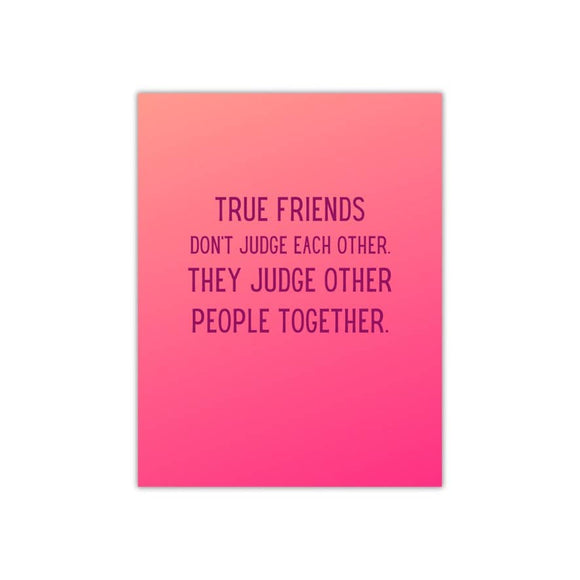 True Friends Card
