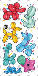 The Balloon Sculptures - Temporary Tattoos-3