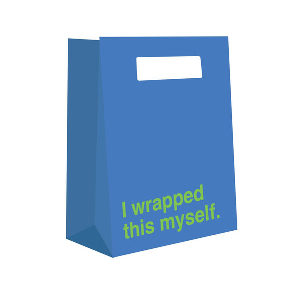 3pk Gift Bag: Thought Counts/Not Homemade/Wrapped Myself