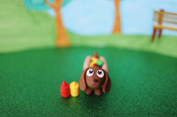 Hot Dog Dog DIY Polymer Clay Kit - Craft for Kids & Adults - 0