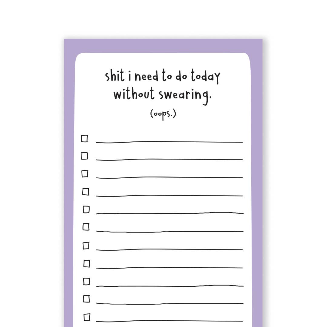 Without Swearing Notepad