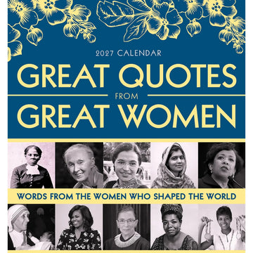 2027 Great Quotes From Great Women Boxed Calendar