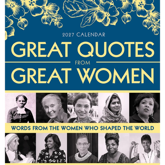 2027 Great Quotes From Great Women Boxed Calendar