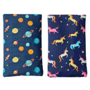 Gel Ice Packs in Fabric Sleeves 2-Pack - Space & Unicorns-3