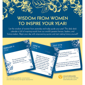 2027 Great Quotes From Great Women Boxed Calendar - 0