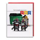 Greeting Card - Raccoon Dad-1