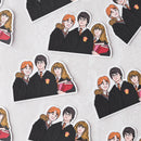 Magical Trio - Wizarding School Pop Culture Vinyl Sticker-3