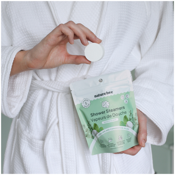 Refreshing Mint Shower Steamers | Nature Bee