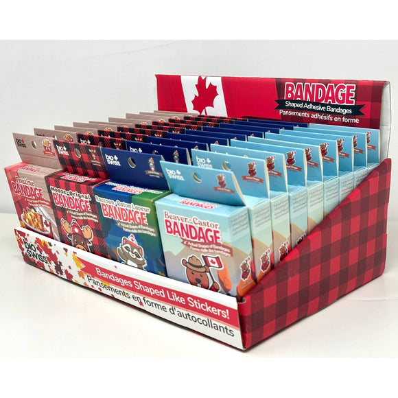 Bio Swiss Canada Shaped Bandages Assorted