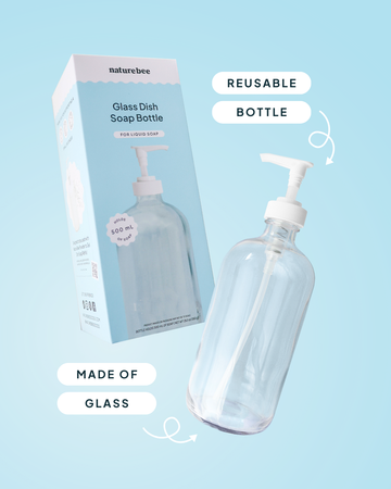Glass Dish Soap Bottle - 0
