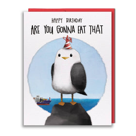 Greeting Card - Seagull