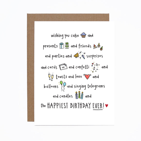 Birthday Happiest Card