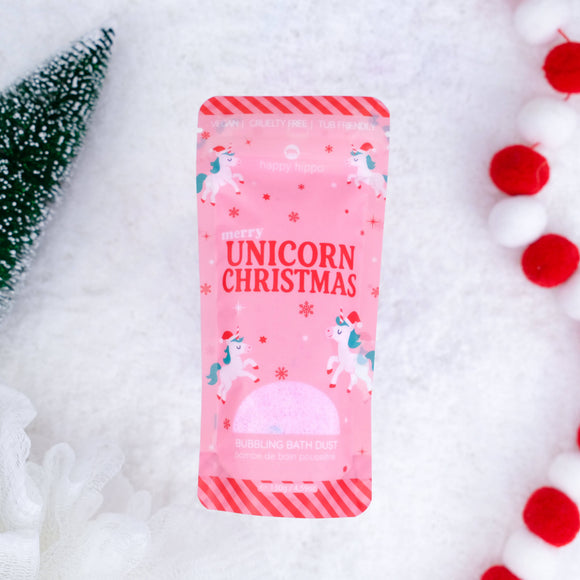 Unicorn Christmas Dust - Bath Dust with Mini Bath Bombs
