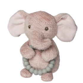 Afrique - Teether Rattle - Pink Elephant 5"