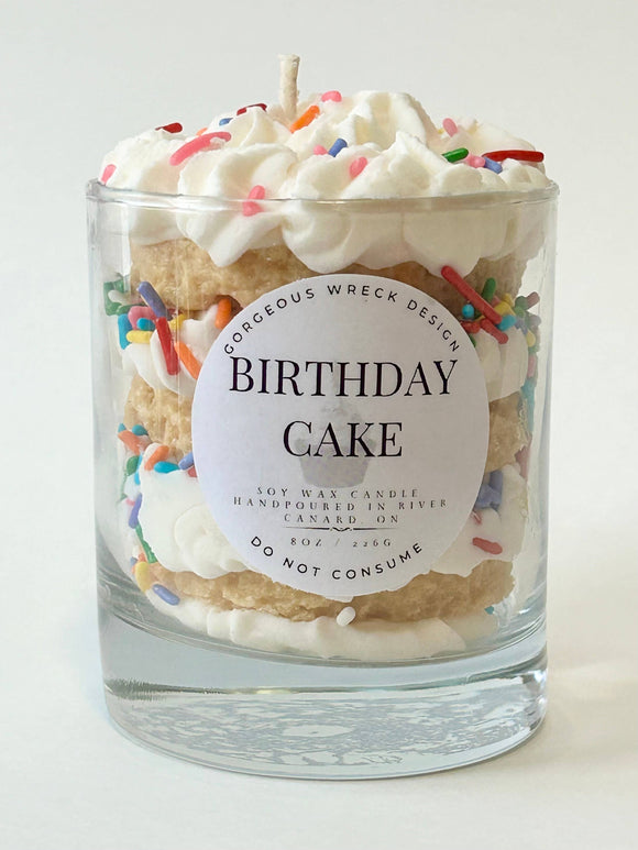 Birthday Cake Dessert Candle 